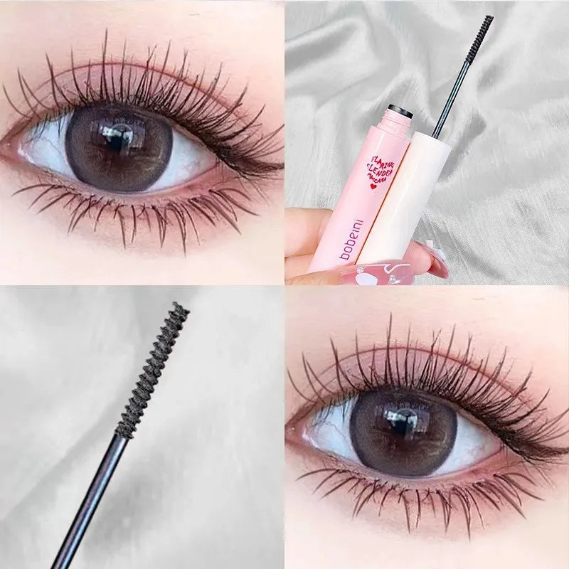 Ultra-fine Small Brush Head Mascara Lengthening Black 3D Lash Eyelash Extension Eye Lashes Long-wearing Black Color Mascara