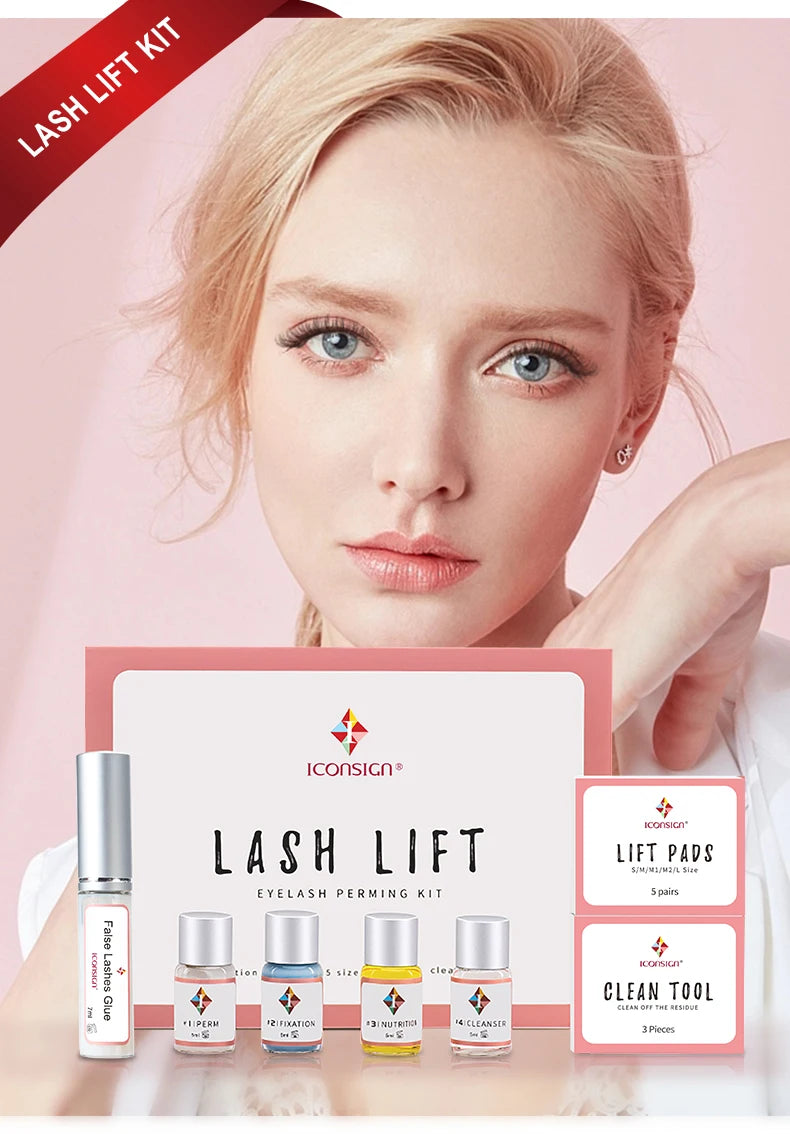 Dropshipping ICONSIGN Lash Lift Kit Lifiting Eyelash Eyelash Enhancer Eyelash Lifting Kit Lash Perm Eye Makeup Can Do Your Logo