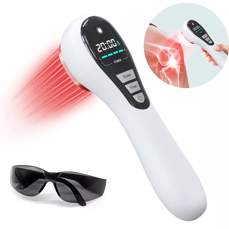 NEW 650nm 808nm Low Level Laser Red Light Therapy Device Cold Laser Arthritis Physical Therapy Equipment Pain Relief Health Care