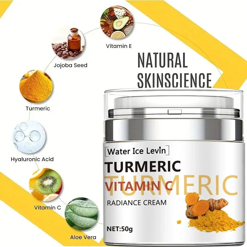 Retinol Natural Turmeric Vitamin C Face Cream Moisturizing Firming Hyaluronic Lightening Fade Fine Lines Skincare Creams