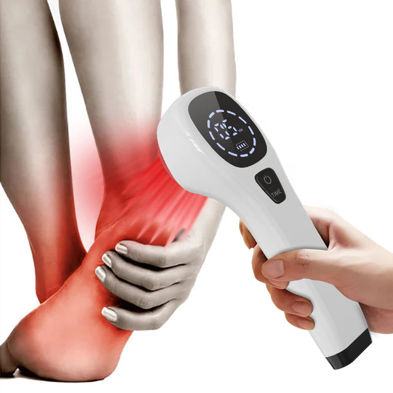 KTS Body Pain Laser Therapy Device 2x808nm LLLT Physiotherapy Equipment for Knee Pain Relief Arthritis Frozen shoulder Pet Pain