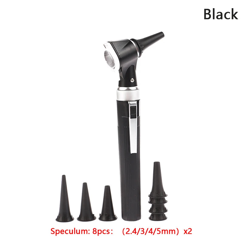 Professional Otoscopio Diagnostic Kit Medical Home Doctor ENT Ear Care Endoscope LED Portable Otoscope Ear Cleaner With 8 Tips