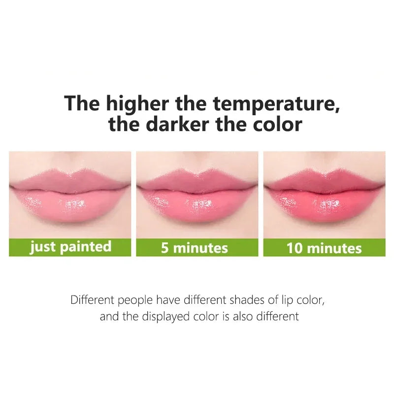 Spring Aloe Vera Moisturizing Lipstick Long Lasting Nouritious Lip Balm Temperature Changing Color lipgloss Lip Makeup Comestics