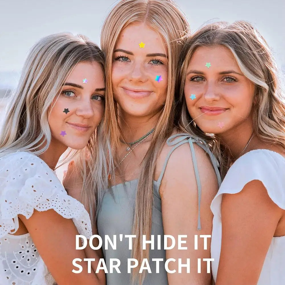 Colorful Star Pimple Patch Acne Colorful Invisible Acne Removal Skin Care Stickers Concealer Face Spot Beauty Makeup Tools